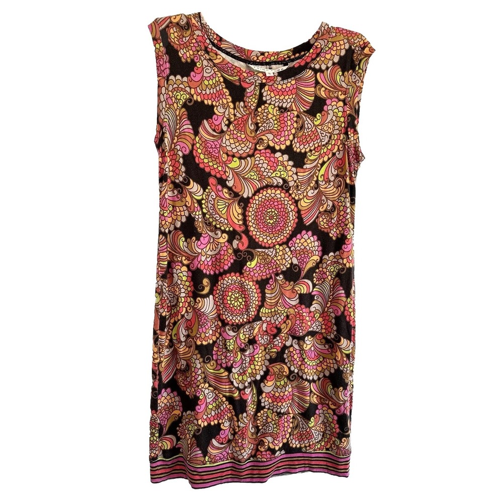 Trina Turk Dress Womens Size Small Zinnia Jersey Stretchy Made in USA